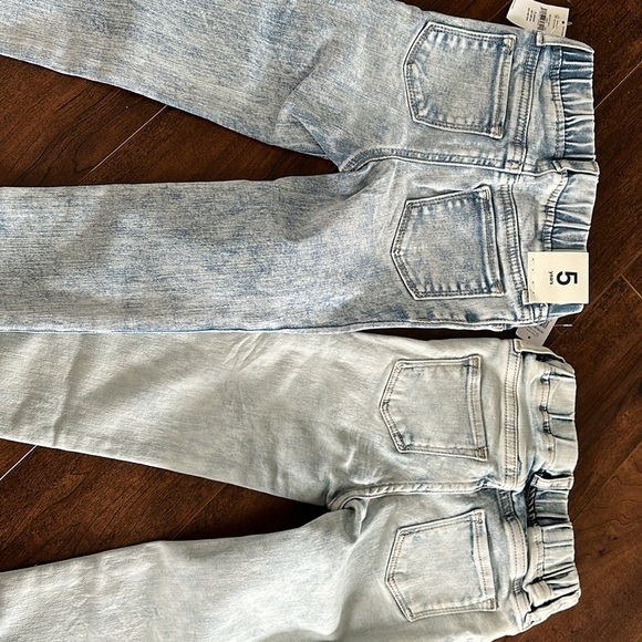 2 pairs Baby gap/ gap factory distressed light wash jegging ankle 5 (toddler) - Picture 12 of 12
